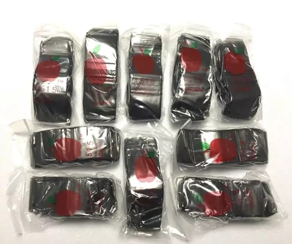 Apple Bags BLACK 1.5 x 1.5” 1000ct – 1515 PREMIUM QUALITY & THICKNESS (2.5 mil)
