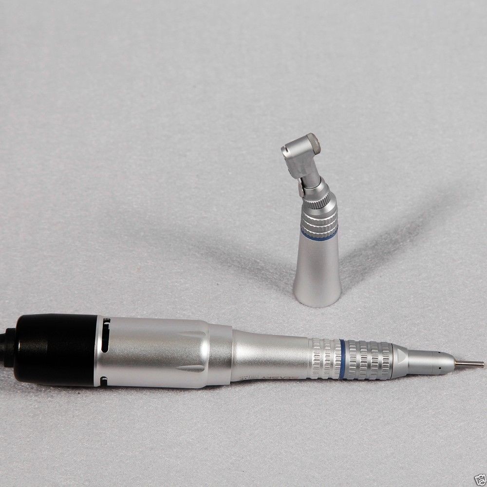 Dental Lab Marathon Micromotor Straight Handpiece/Contra Angle Polisher +10Burs