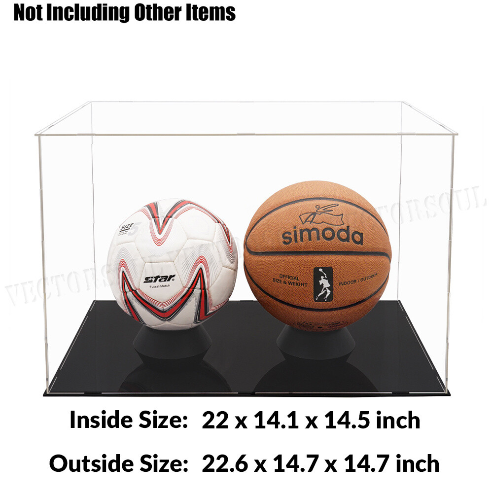 Large Acrylic Display Case Dustproof Box Action Figures for Collectibles Diecast