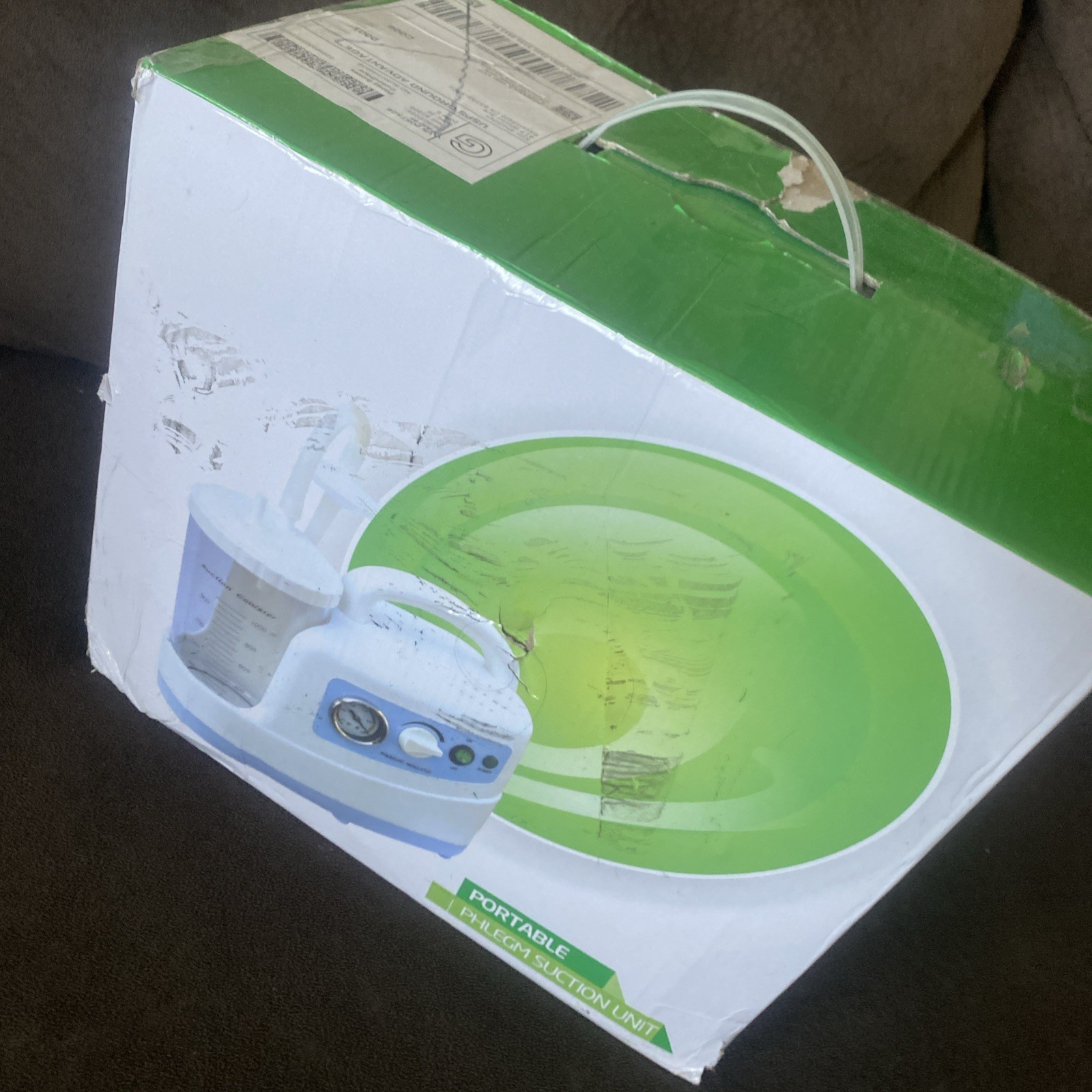 Portable Suction Unit Vacuum Phlegm Aspirator Machine 1L NEW