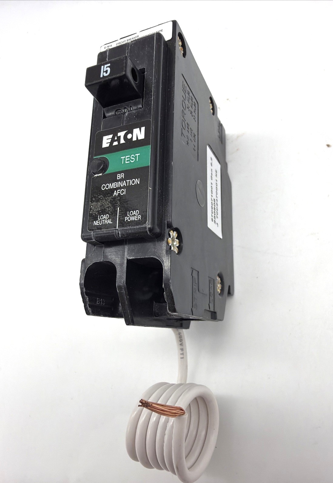 EATON BRN115AF 15A 1-POLE AFCI BREAKER TYPE BR PLUG-IN ARC FAULT UL NEW
