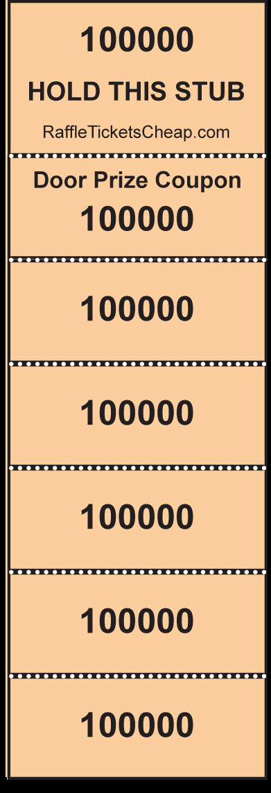 1000 Mini Chinese Auction (Penny Sale) Tickets -Made in USA FREE Shipping