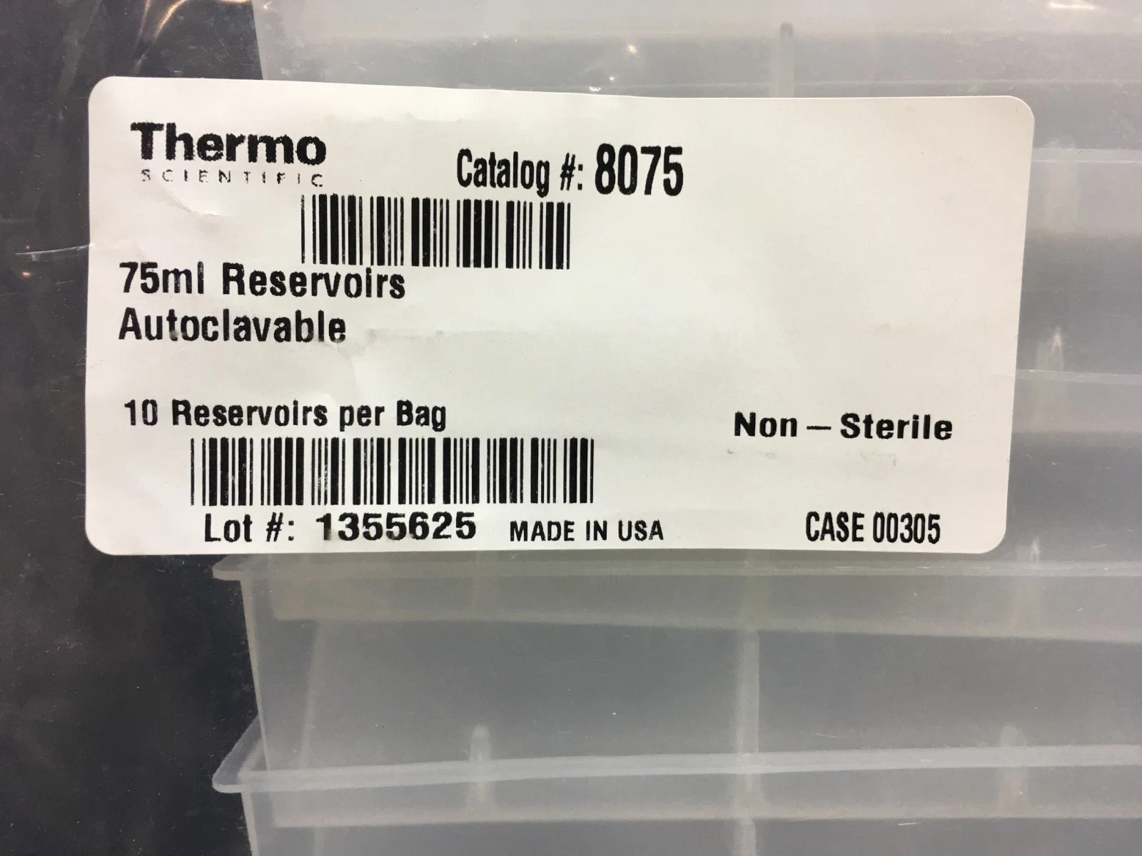 Thermo Scientific REF 8075 Matrix Reagent Reservoirs 75mL