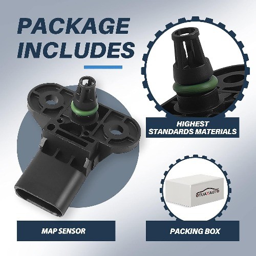 MAP Manifold Absolute Pressure Sensor – Replacement for A4 A6 A8 Q5 Q7, Golf Jet