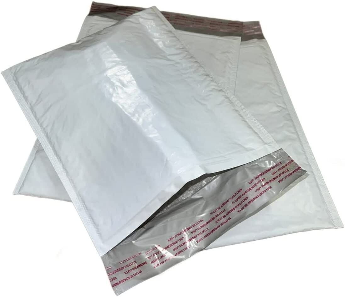 50 #1 7.25×12 Poly Bubble Padded Envelopes Mailers Shipping Case 7.25″x12″
