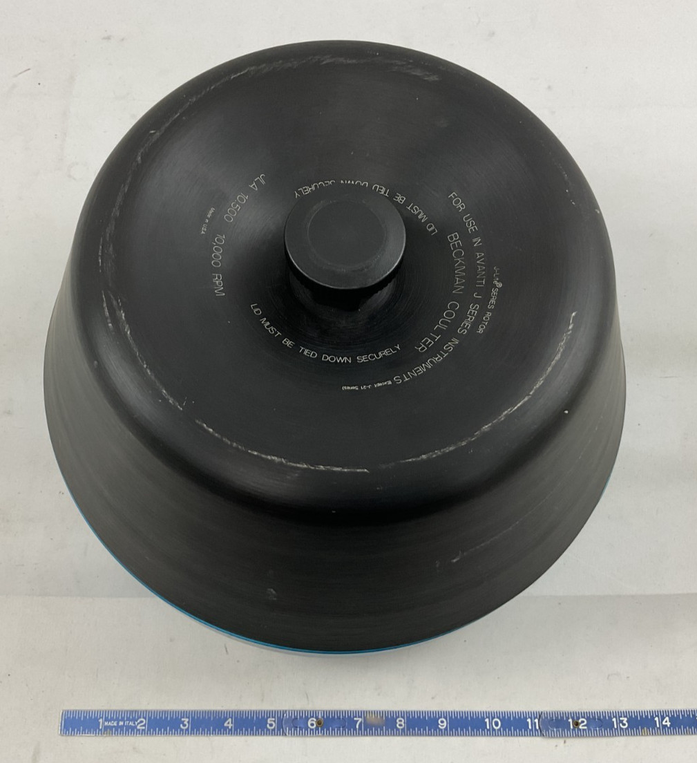 Beckman Coulter JLA-10.500 Fixed Angle Centrifuge J Series Rotor with 6 Inserts