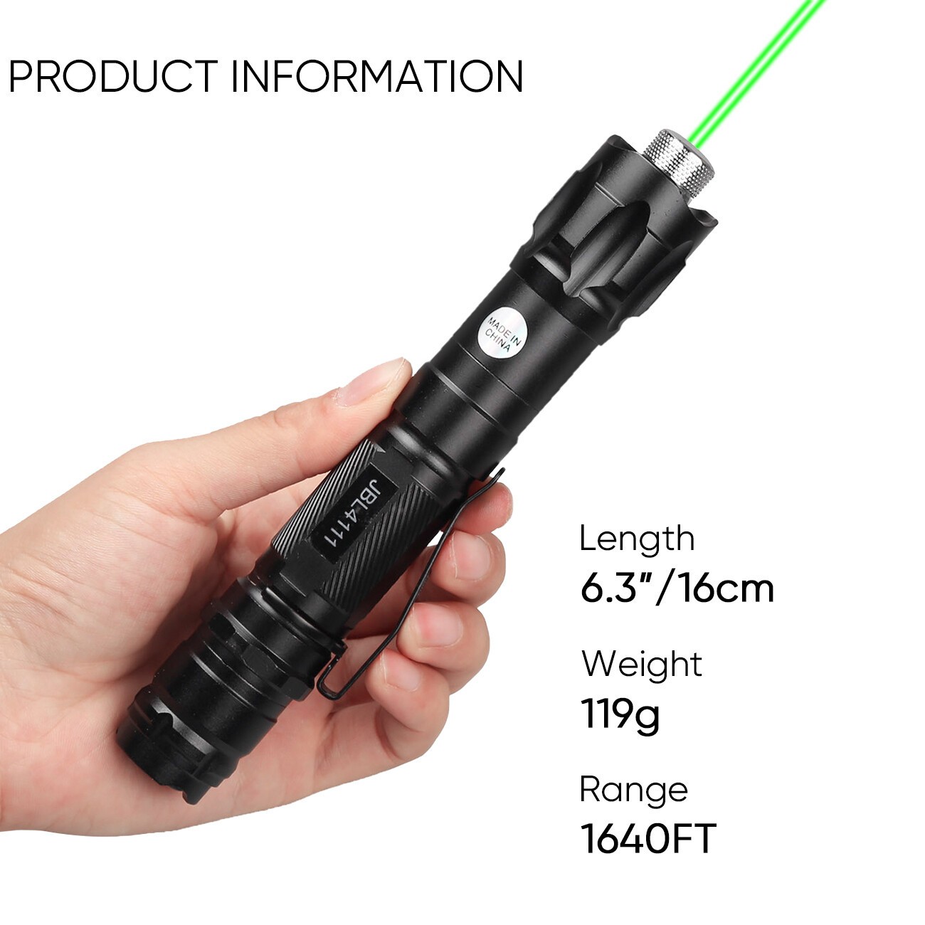 2Pack 532nm Green Laser Pointer Pen 1mW Visible Star Beam Green Light Lazer Pet