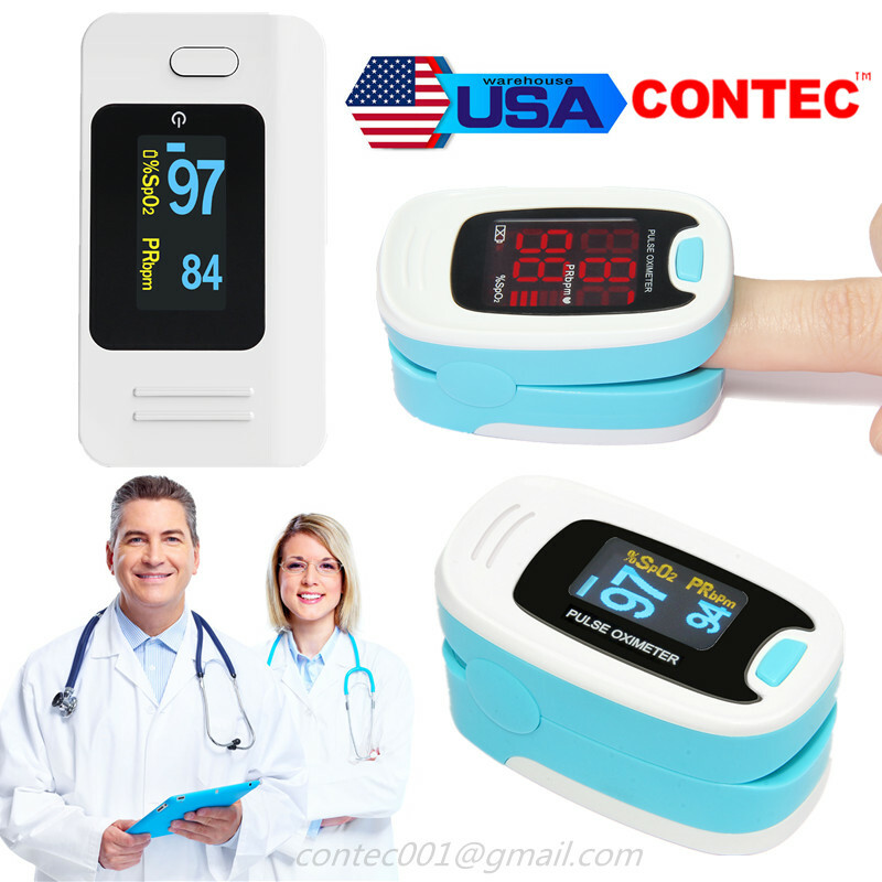 Pulse Oximeter Fingertip SPO2 Blood Oxygen Meter Heart Rate O2 Patient Monitor