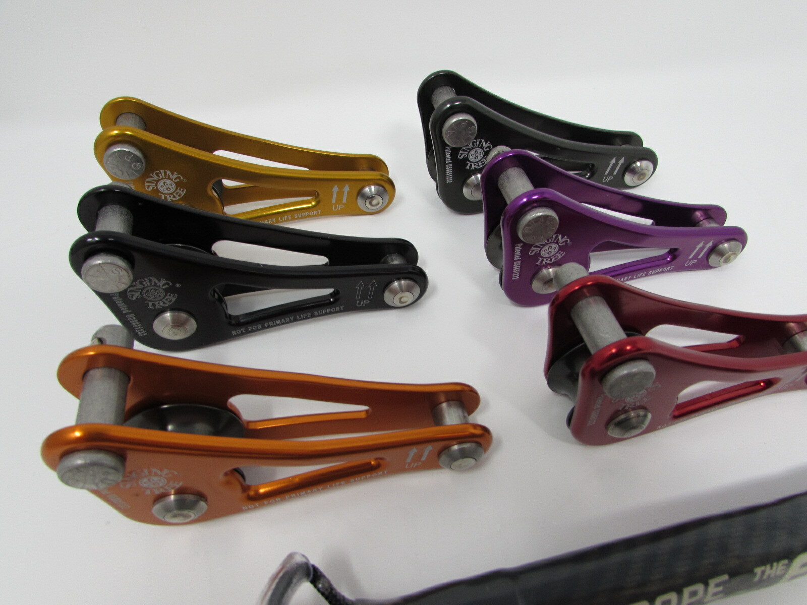 ISC SINGING TREE ROPE WRENCH W/ FIX TETHER DOUBLE EYE ARBORIST – PICK YOUR COLOR