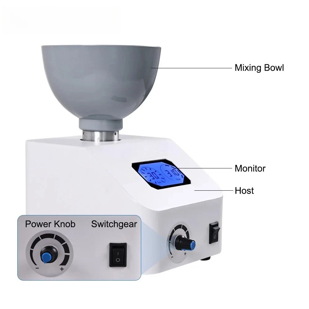 Dental Laboratory Alginator Mixer With Bowl