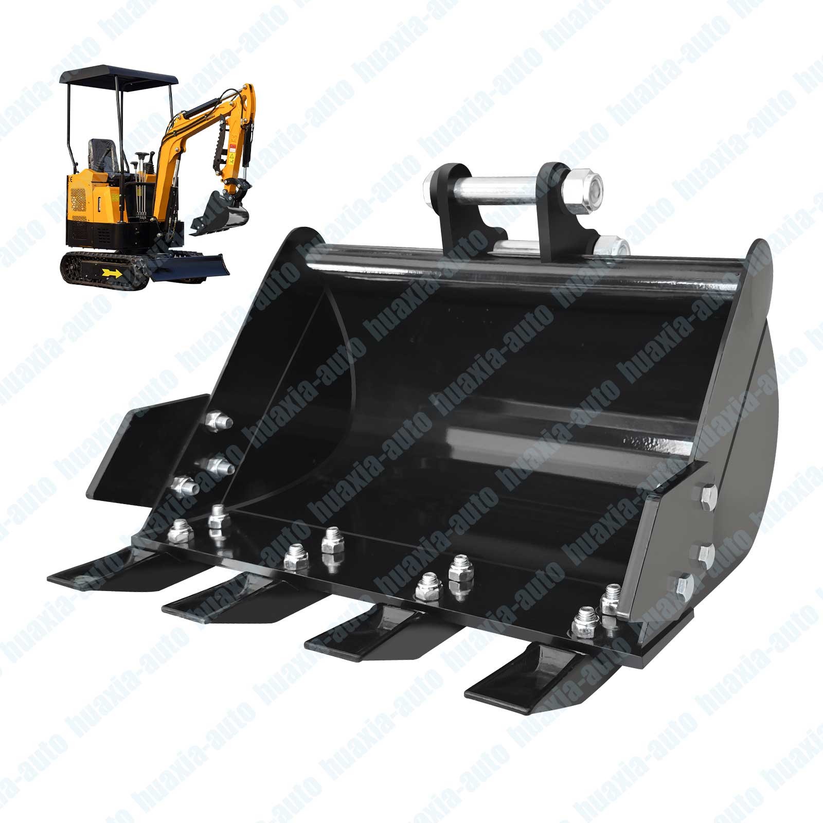 AGT 500mm 12 in Bucket Mini Excavator Attachments With Teeth