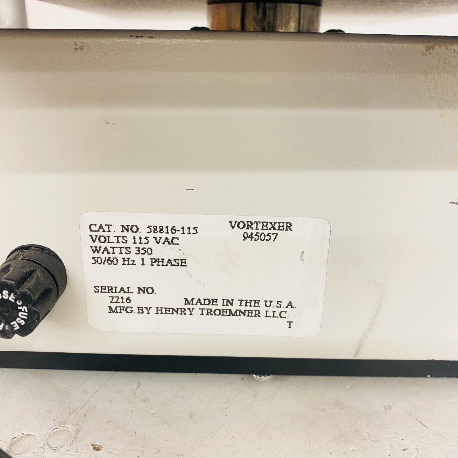 VWR Scientific Products 58816-115 Standard Multi-Tube Vortexer, Tested