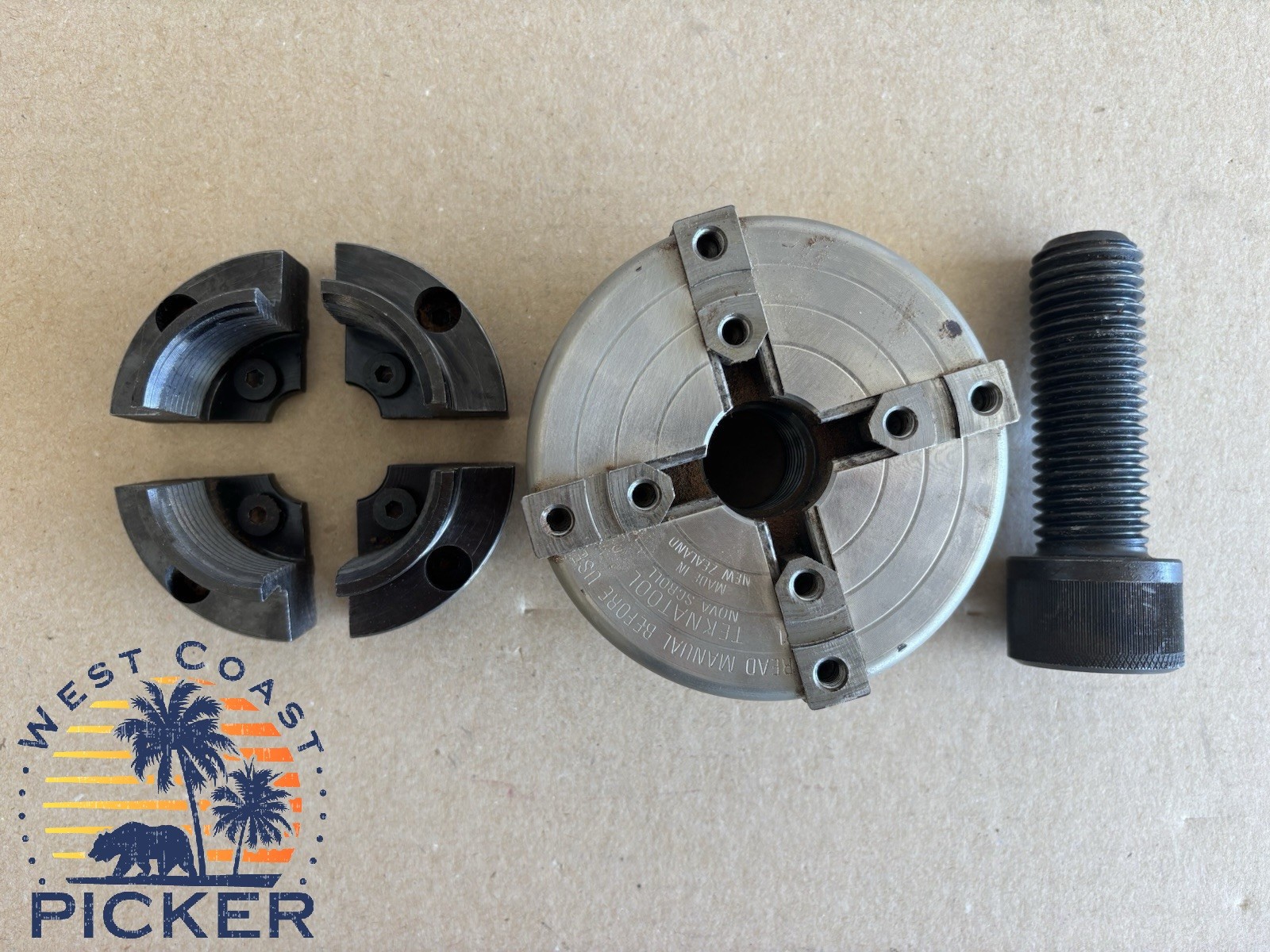 Teknatool Nova Scroll 4 Jaw Scroll Chuck Woodworking Made in New Zealand