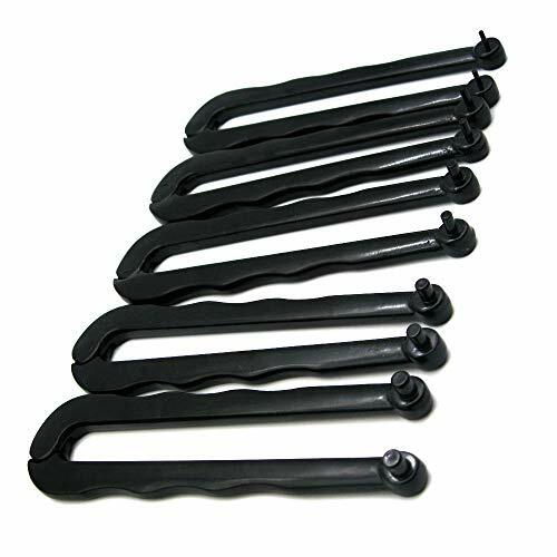 YOUTO Adjustable Face Spanner Wrench Pin Pliers For Round Nuts with Drilled
