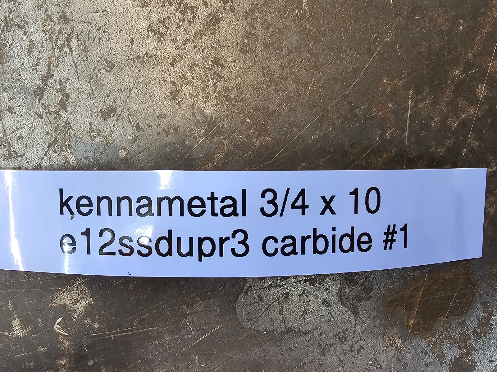 Kennametal 3/4″ Ø 10″ OAL Solid Carbide Boring Bar E12SS-DUPR3 DPMT 32.52 Insert