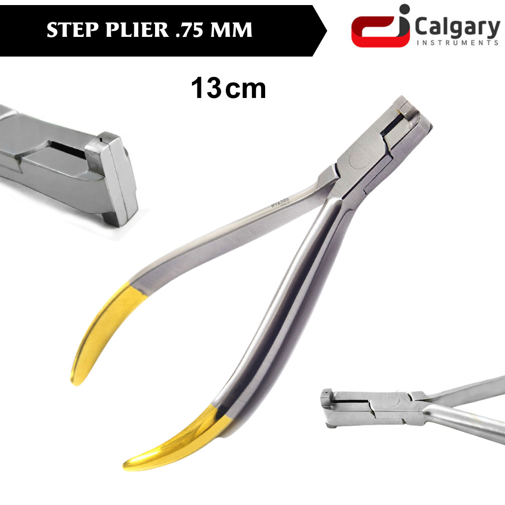 Dental Detailing Arch Wire Adjusting Pliers Orthodontic Lab Step Plier 0.75 mm