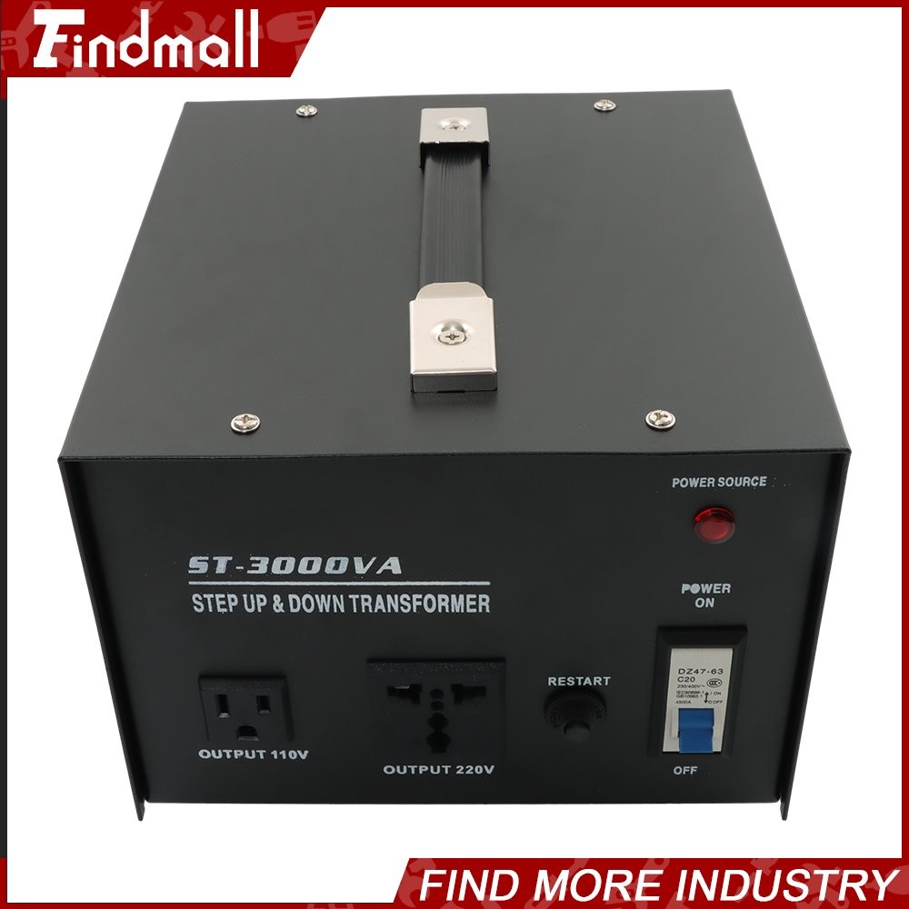 Findmall 3000W Step Up/Down Voltage Converter Transformer 110V/220V To 220V/110V