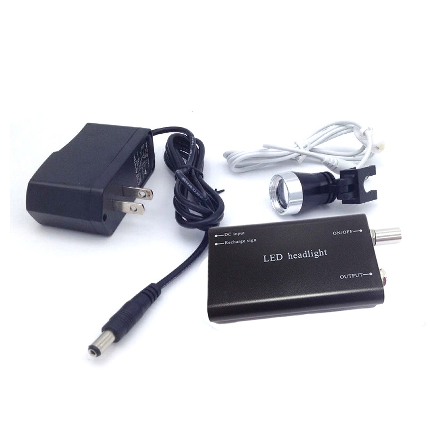 3W Dental LED Head Light Lamp for Surgical Medical 3.5X Binocular Loupes AZDENT