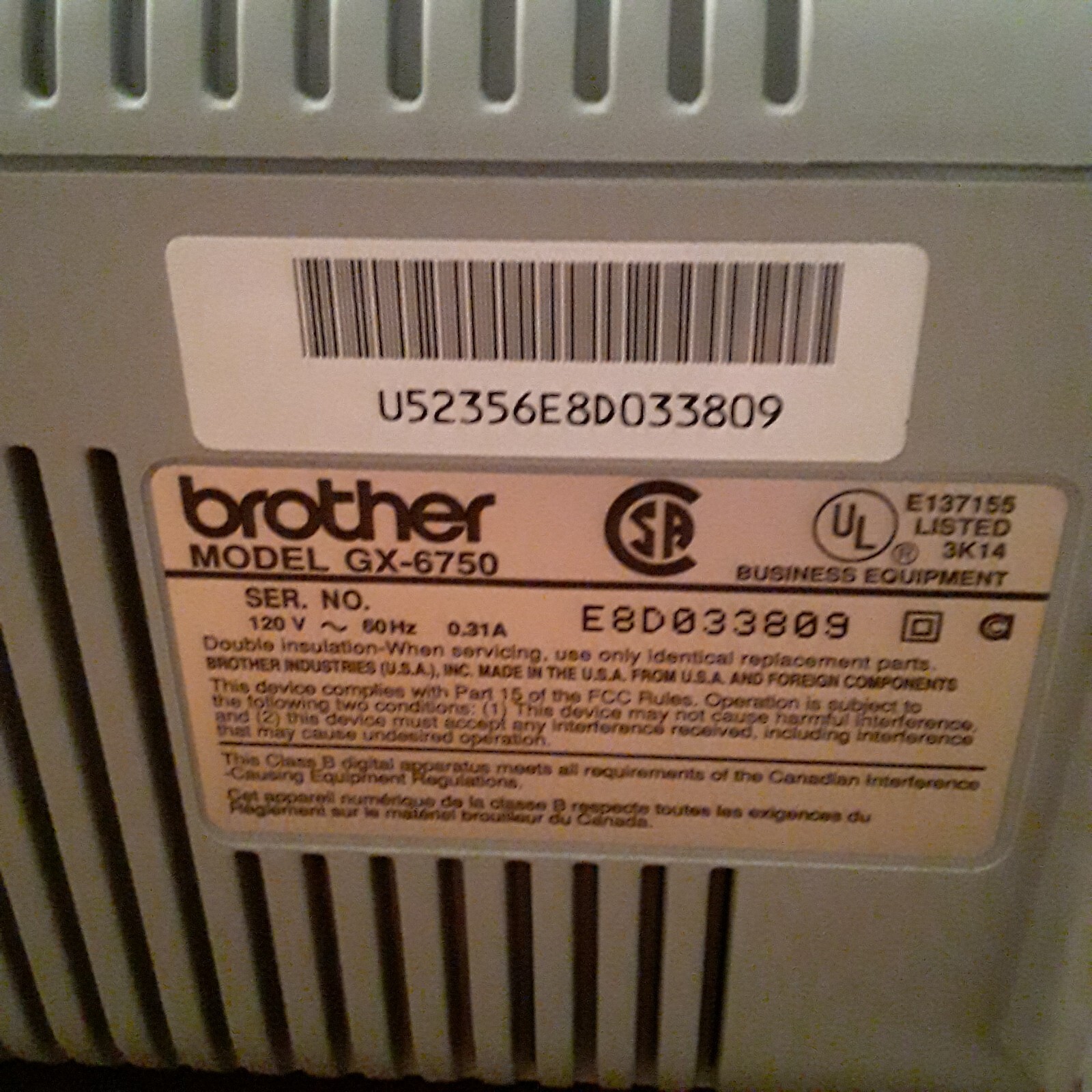 Brother GX-6750 Correctronic Electronic Typewriter with Cover Video READ