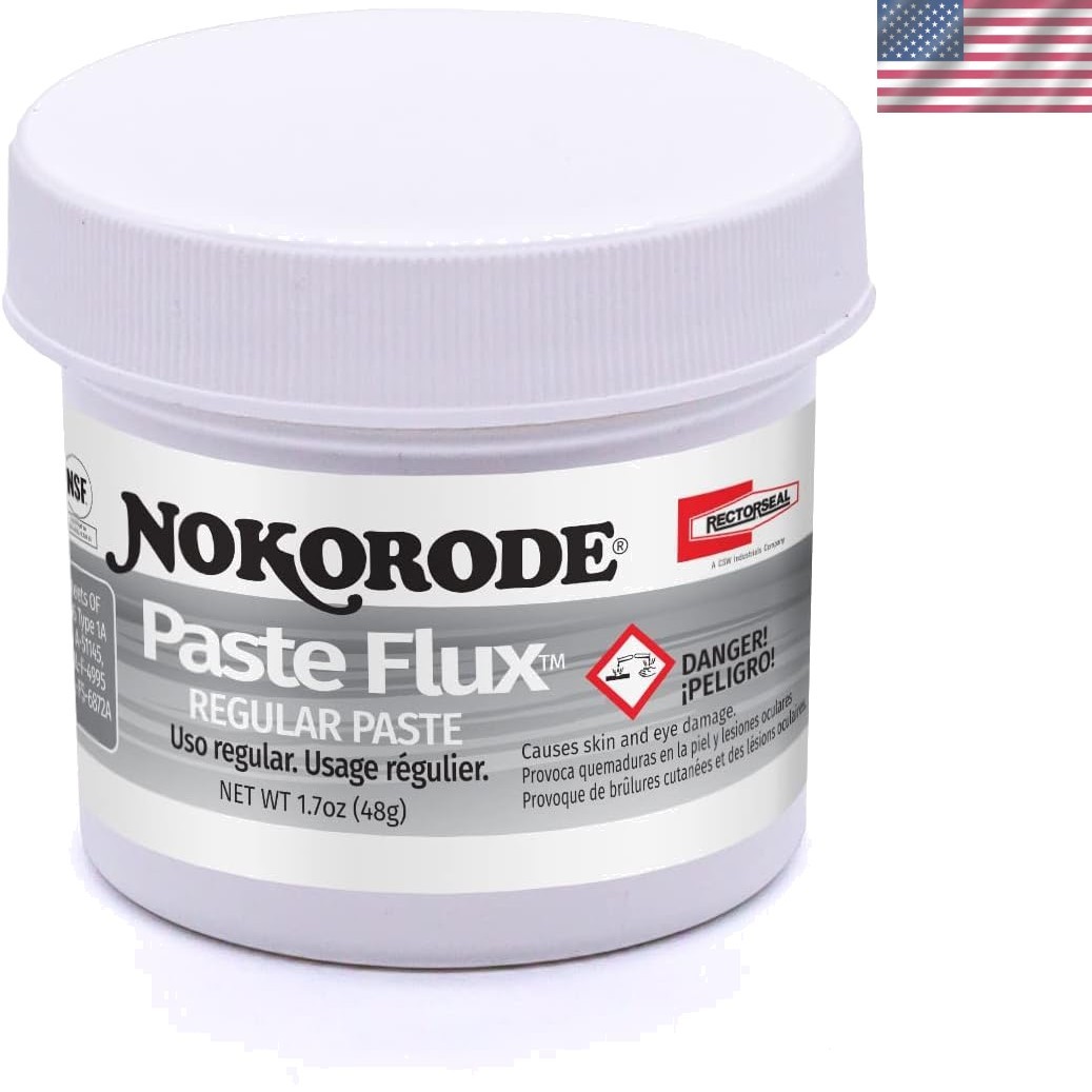 Nokorode 1.7-Ounce Regular Paste Flux – Safe, Efficient Soldering Formula