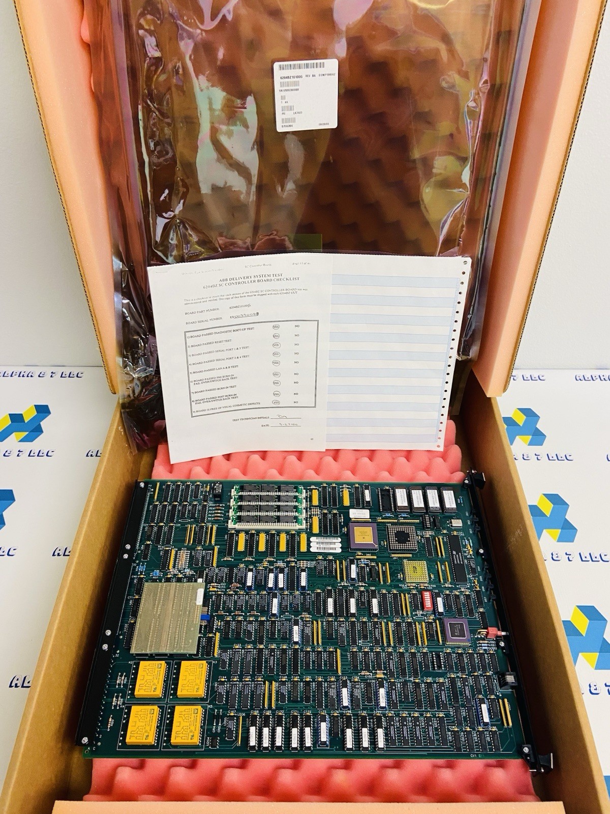 ABB 6204BZ10100G REV BA Processor Board