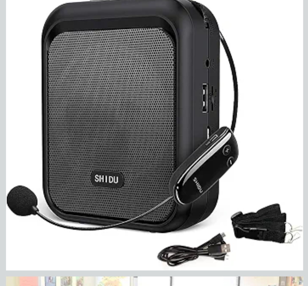 Portable Voice Amplifier Mini PA System for Teachers Coaches Fitness Singing