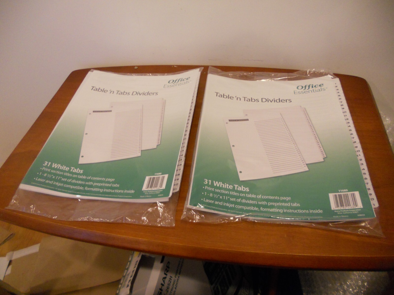 2 Pack Avery Office Essentials Table ‘n Tabs A-Z Divider 11676 – 8.50″ X 11”