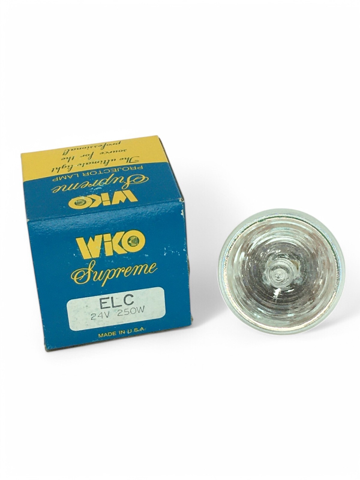 Wiko Supreme ELC Projector AV Bulb Lamp 24V 250W NOS Made in USA w/ Box