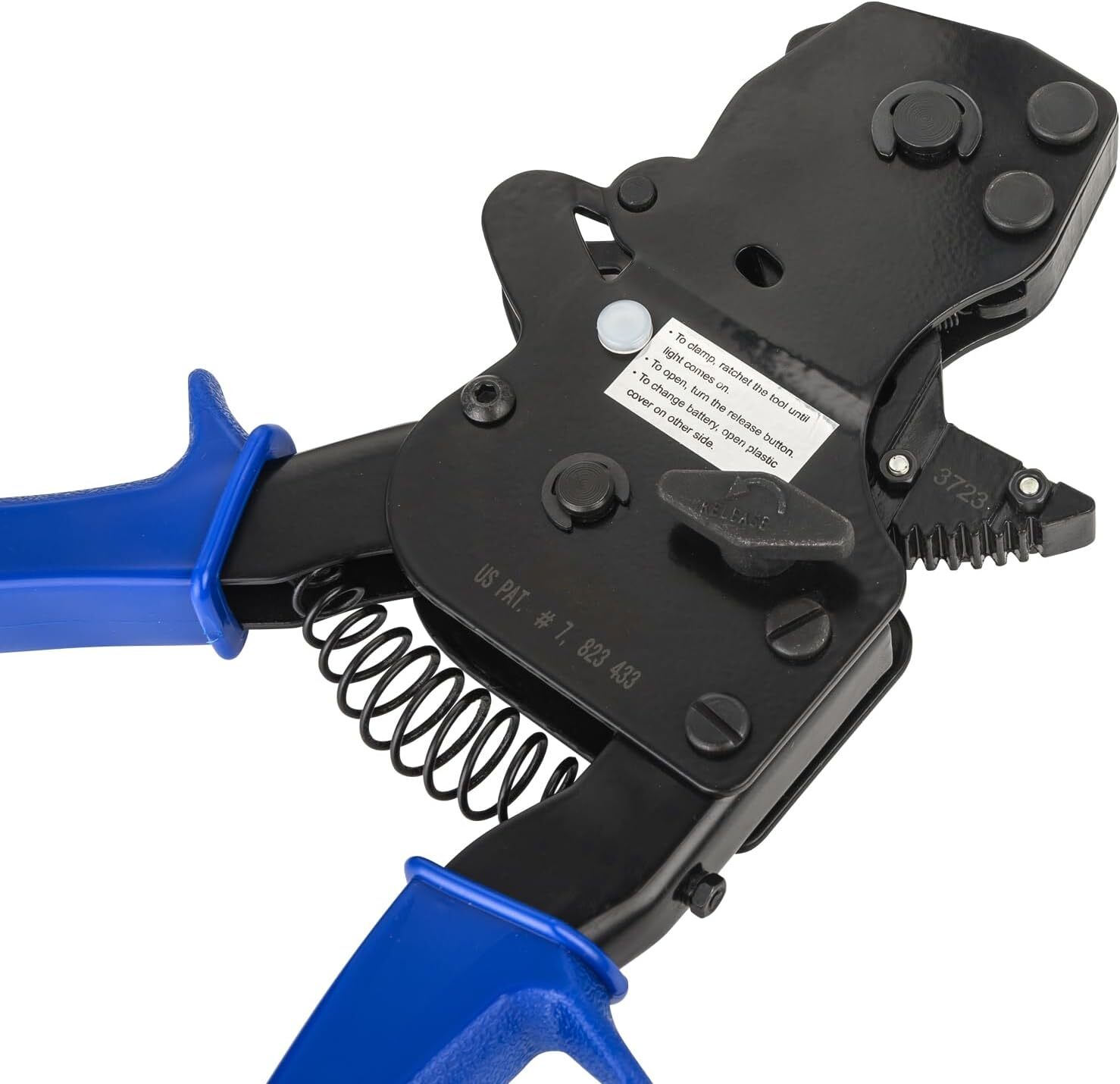 EFIELD Pex Ratchet Cinch Clamp Crimp Tool 3/8″-1″for Stainless Steel Rings+Pouch