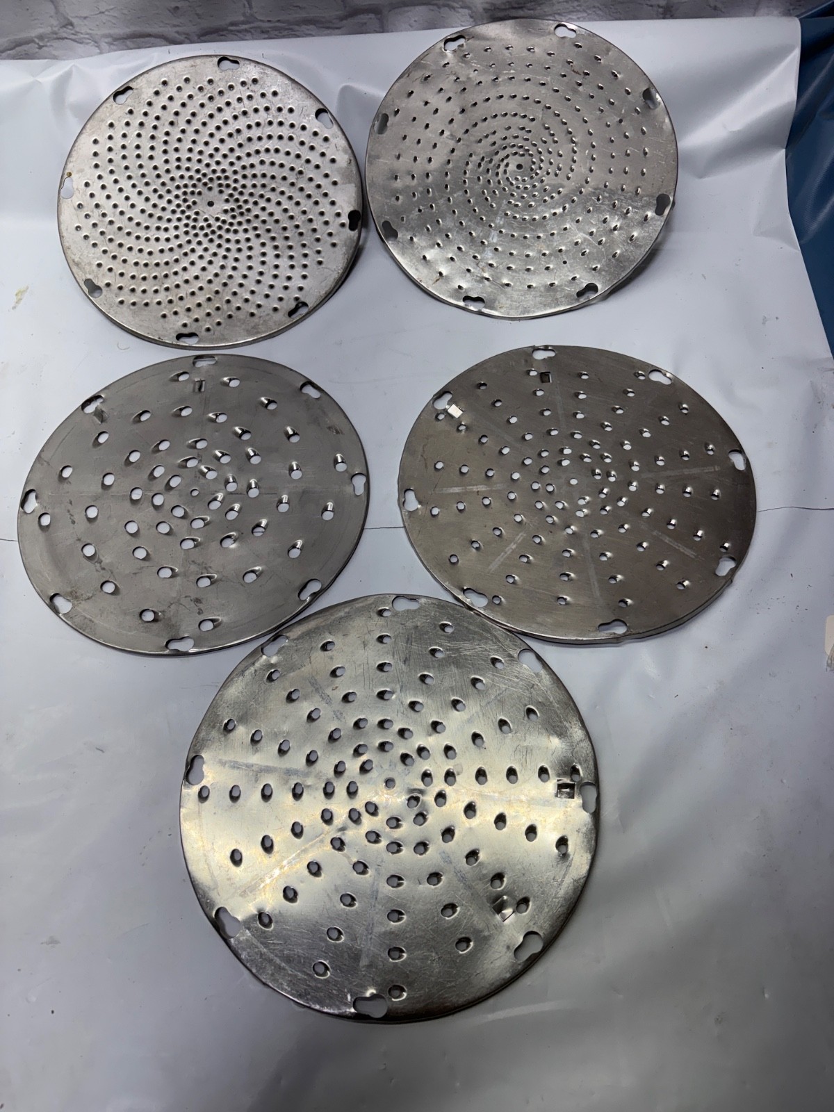 Hobart Pelican Head Disc Lot of 5 Grater Shredder #12