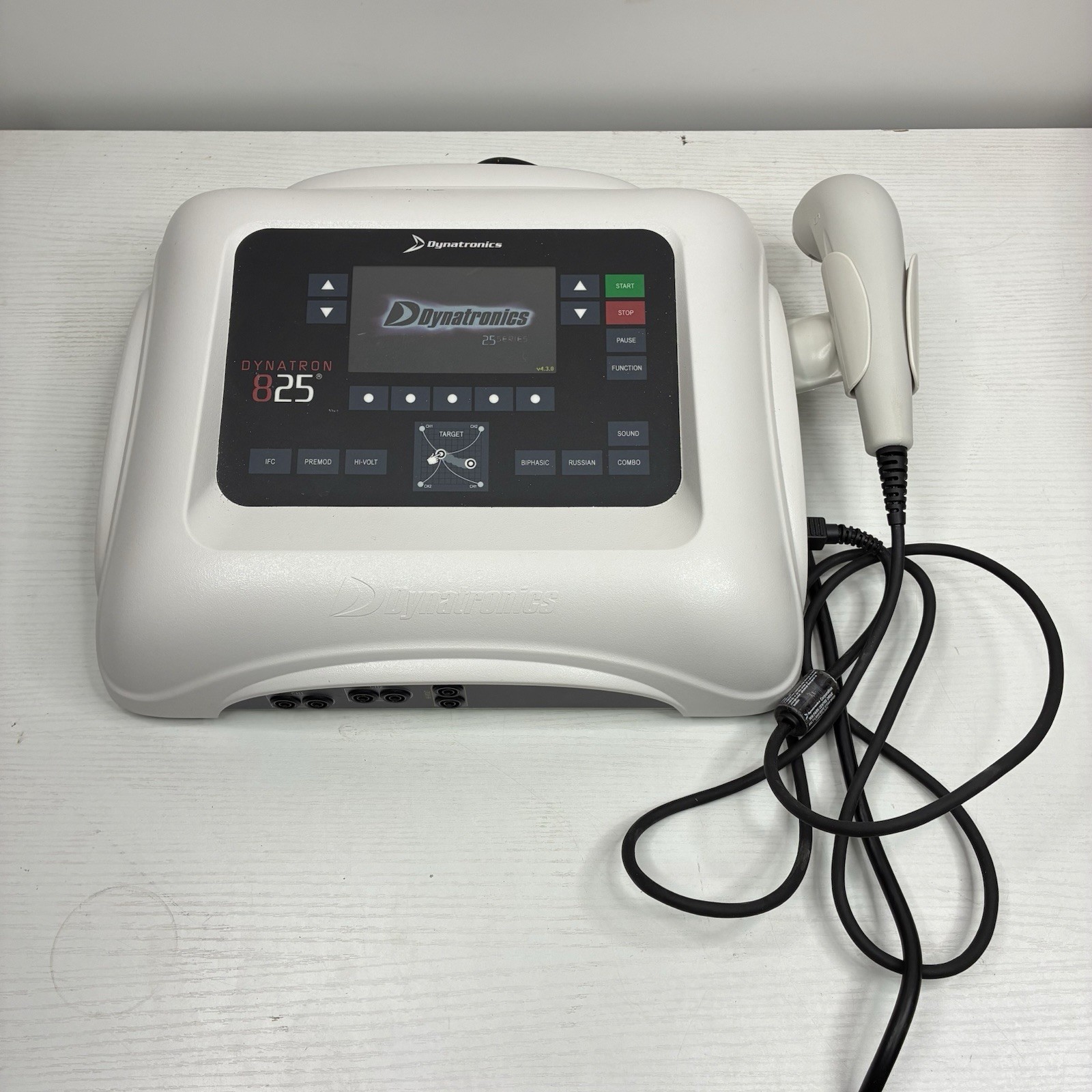 Dynatronics D825T 3 Channel Combination unit with Stimulation and Ultrasound