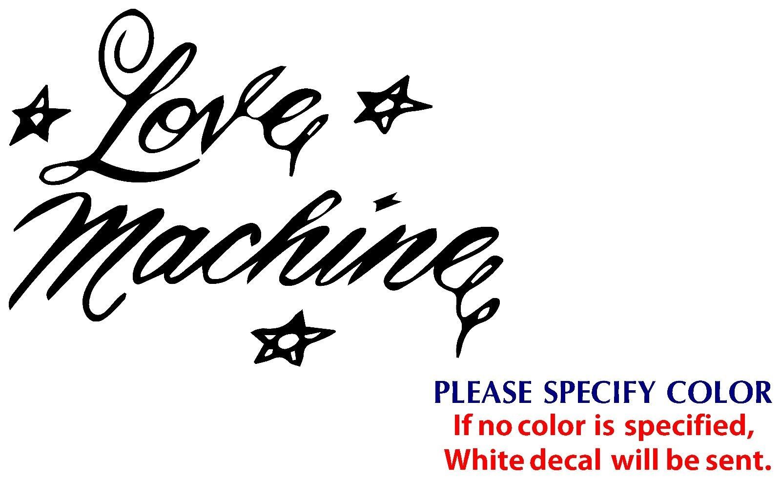 Love Machine Game TV Graphic Die Cut decal sticker Car Truck Boat Window 7″