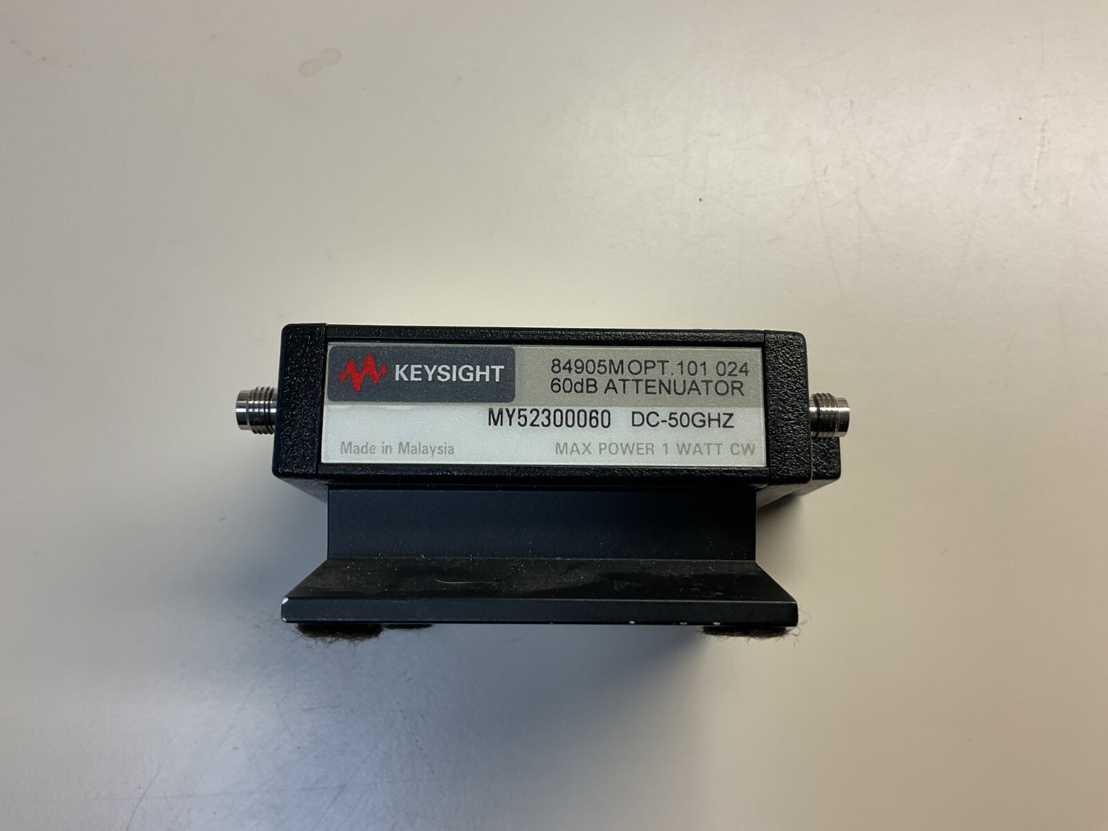 Agilent HP Keysight 84905M-024-101 Step Attenuator, 60 dB, DC-50GHz 2.4mm Female