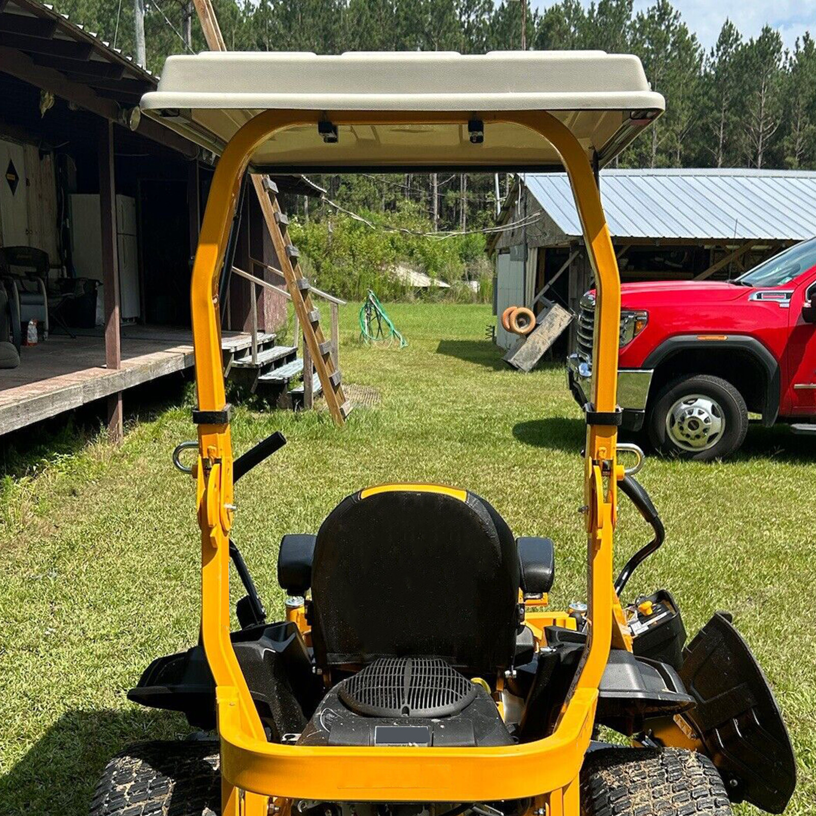 Tractor Canopy For John Deere Tractors with ROPS Sun Shade Canopy with Bracket