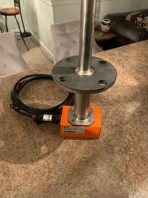 Sick FLSE100-M K121 20SSTI Gas Flow Transmitter Sender Receiver Unit FLOWSIC100