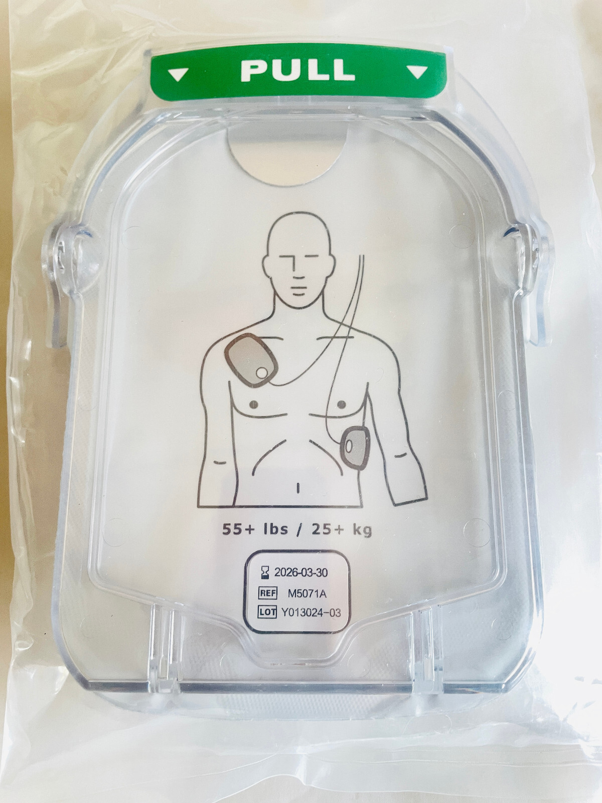 M5071A AED Electrode Pad M5066A of Phi HeartStart HS1 Adult Exp. 30/11/2027