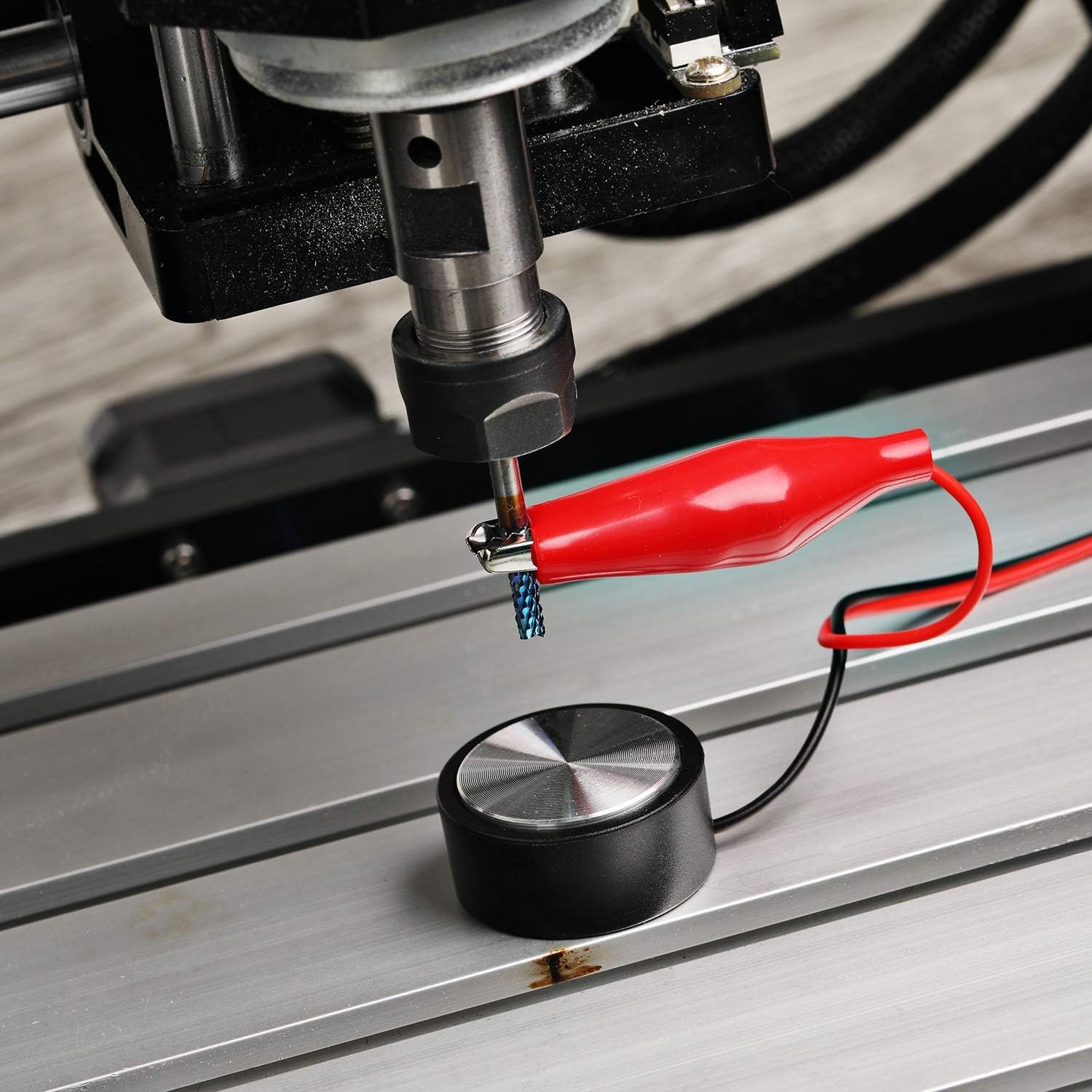 SainSmart CNC Router Z-Axis Tool Setting Touch Probe, Compatible with Grbl/Mach