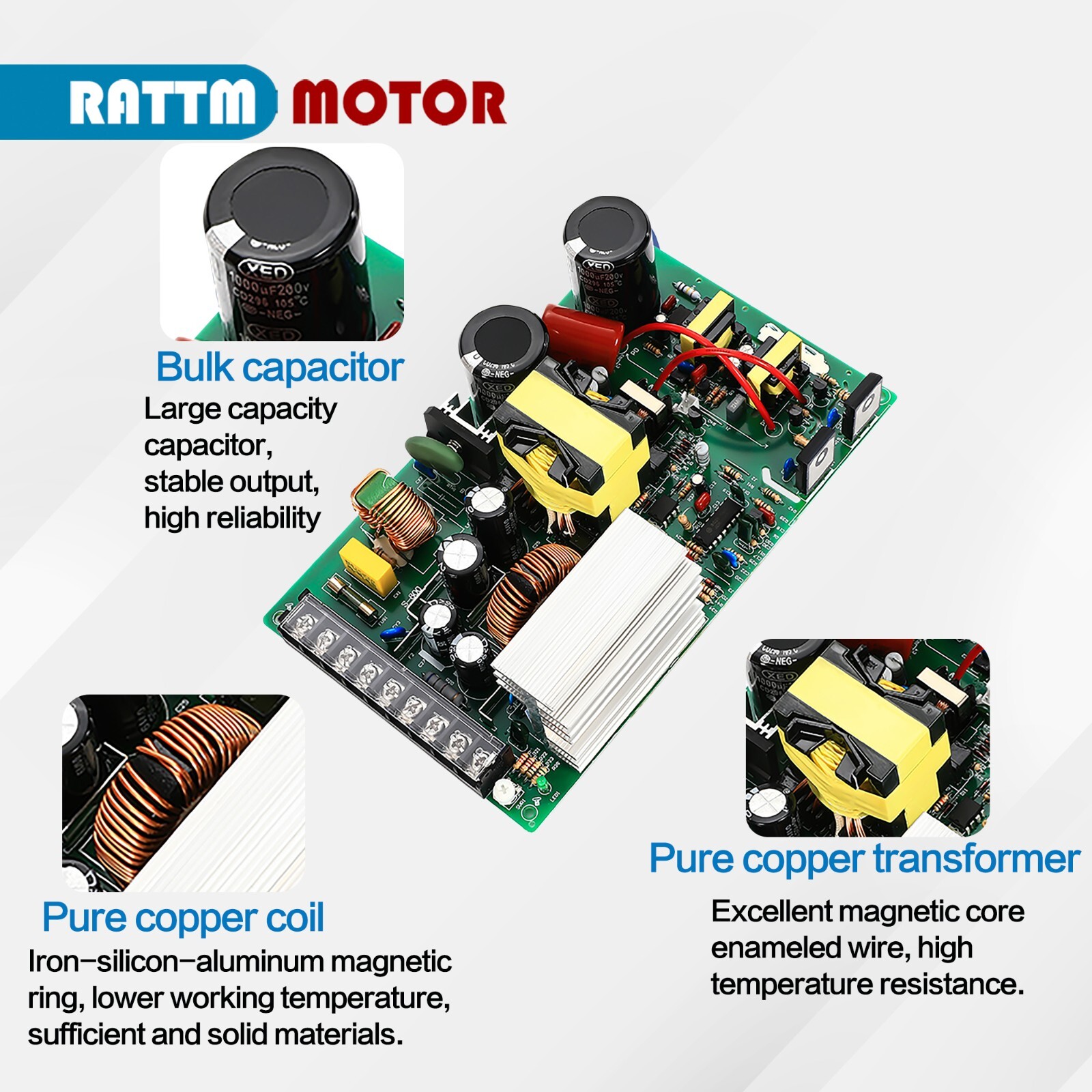 【US】36V Adjustable AC to DC Switching Power Supply 0-36V 16.6A 600W for LED/CNC