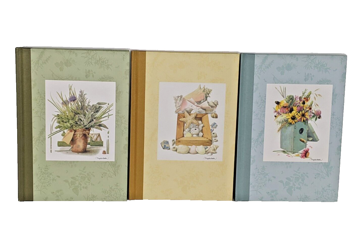 Hallmark Marjolein Bastin 3 JOURNALS Hardcover Discover Renew Bloom
