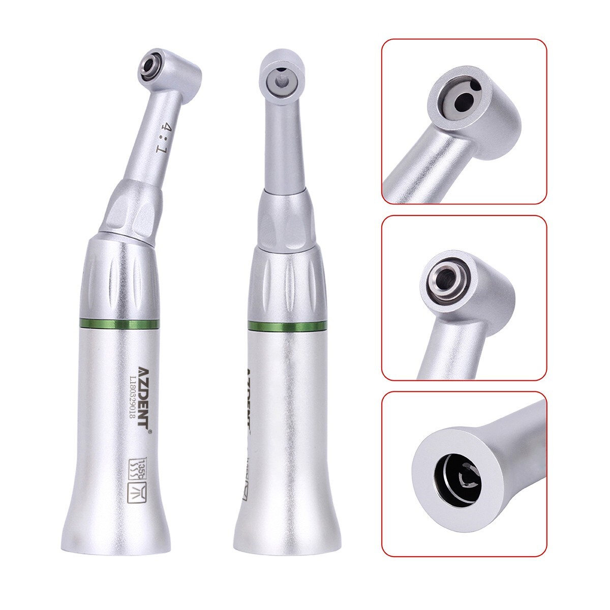 Dental 4:1 Reduction Interproximal Stripping IPR System Contra Angle Handpiece