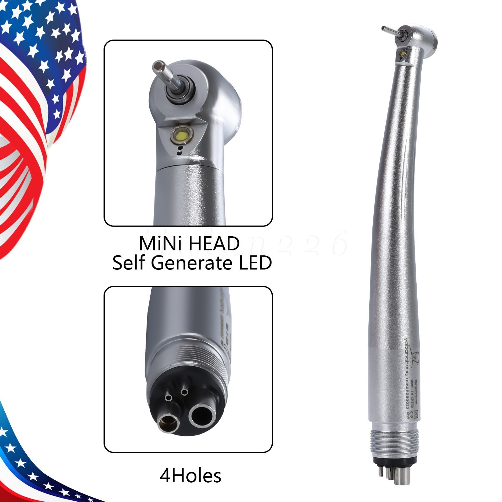 10* NSK PANA MAX Style Dental High Speed Handpiece Push Button 4Hole Air Turbine