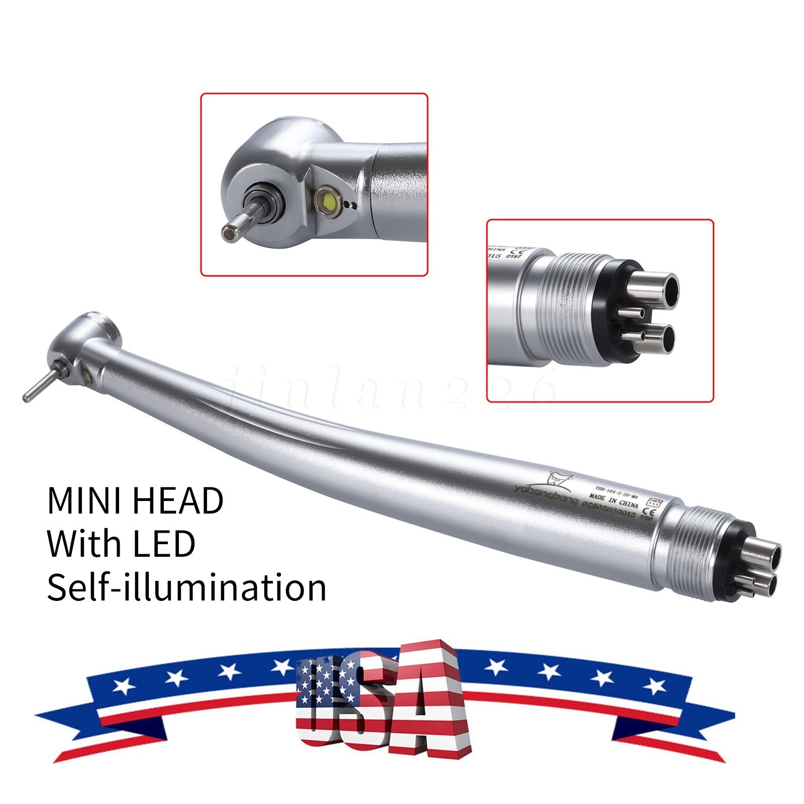 10* NSK PANA MAX Style Dental High Speed Handpiece Push Button 4Hole Air Turbine