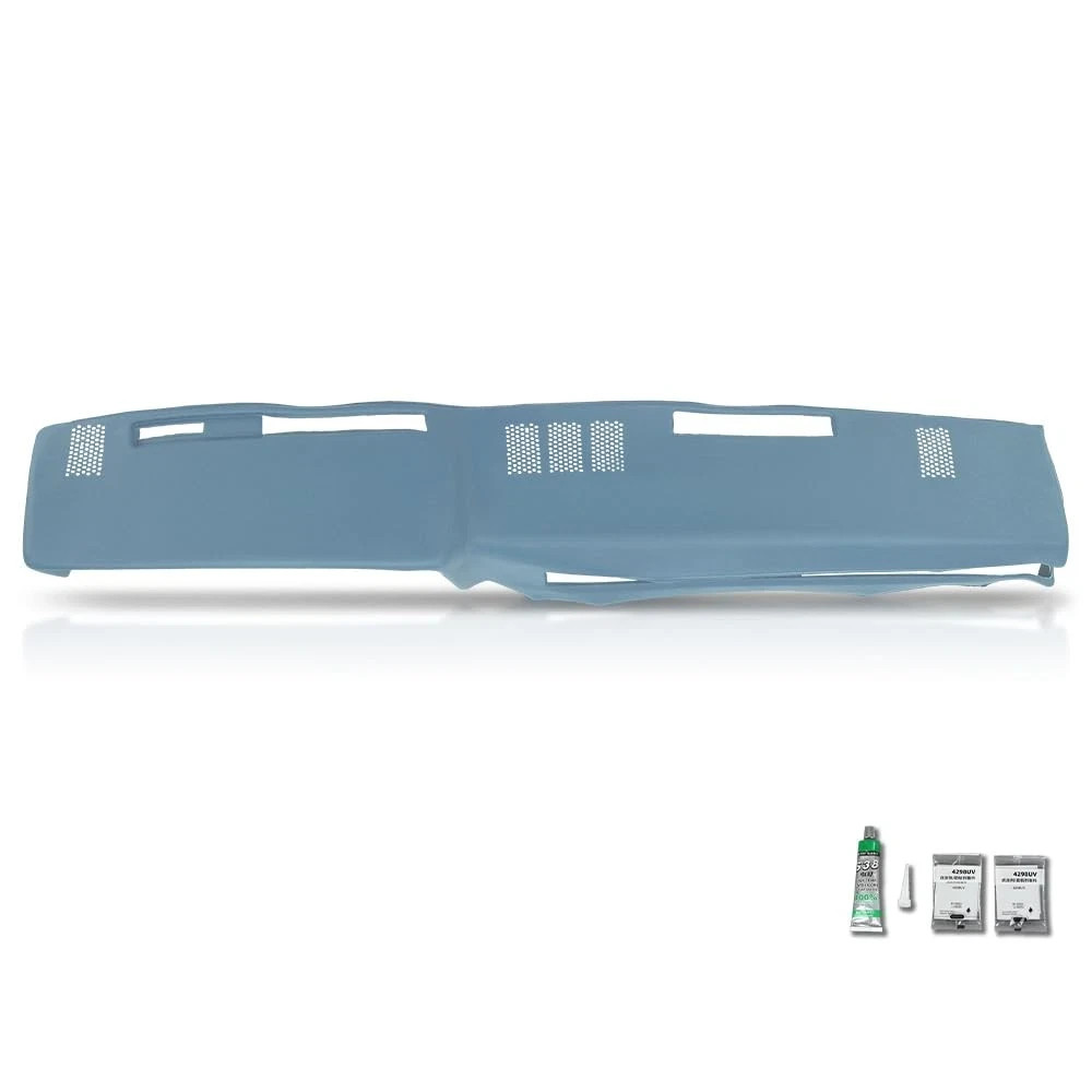 TPE Dash Cover Light Blue 1981-1987 GMC Chevy Pickup