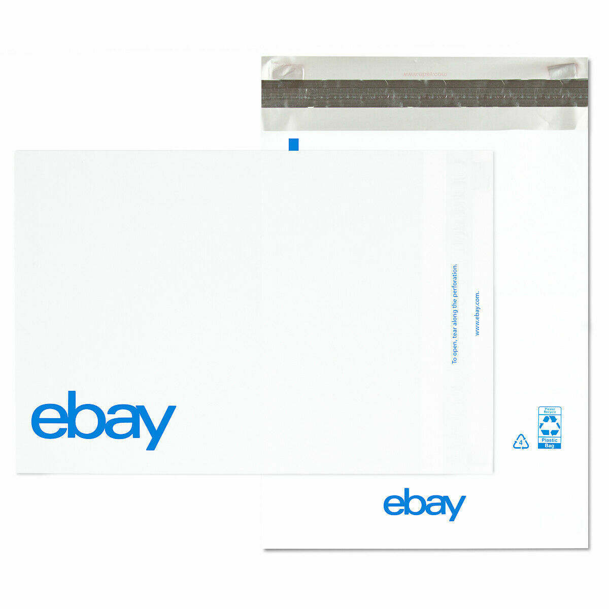 30 New eBay-Branded Polymailer Red Green & Blue 10″ x 12.5″ (No Padding)