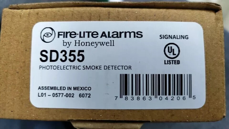 SD355 Fire-Lite Photoelectric Addressable Smoke Detector -Honeywell