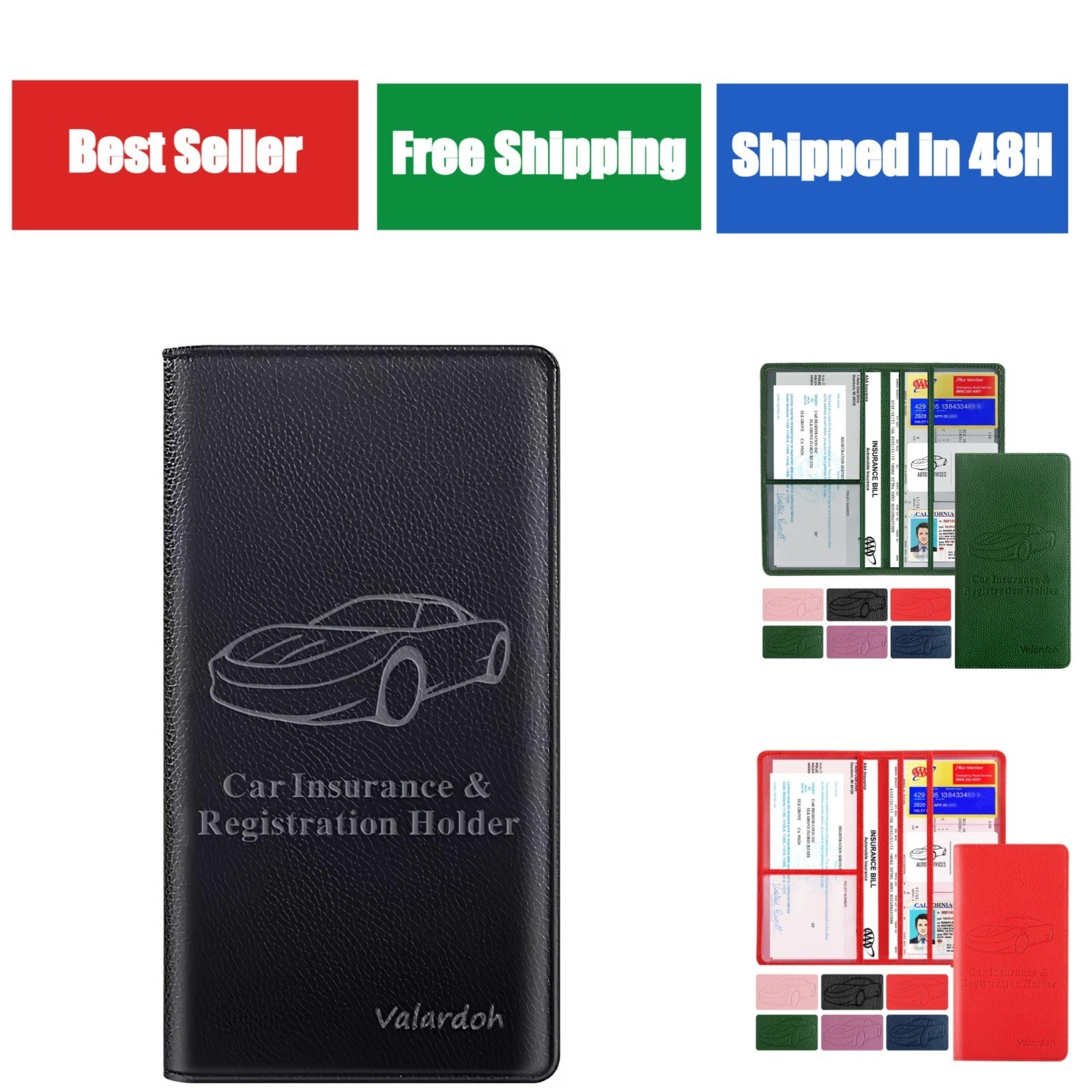 Premium Business Card Holder – Durable Faux Leather, Minimalist Design