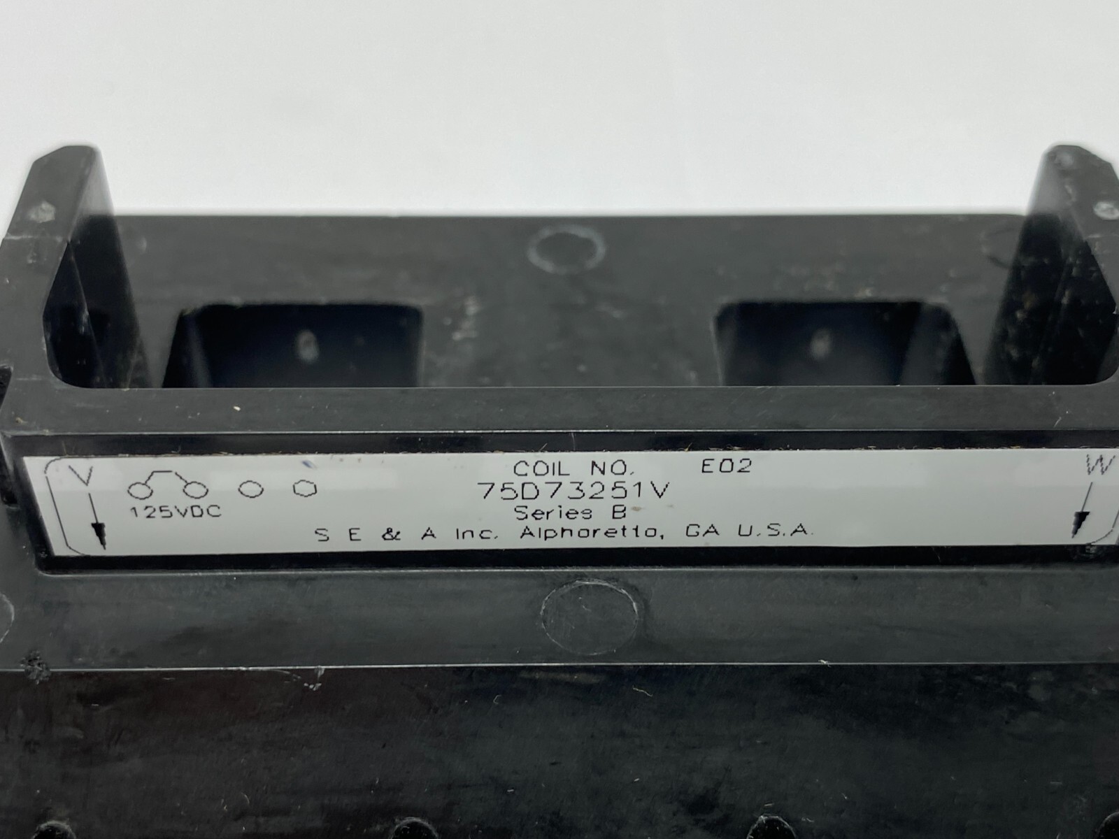 Siemens 75D73251V Magnetic Coil Kit Replacement 125VDC Coil No. E02 NEMA 3-3-1/2