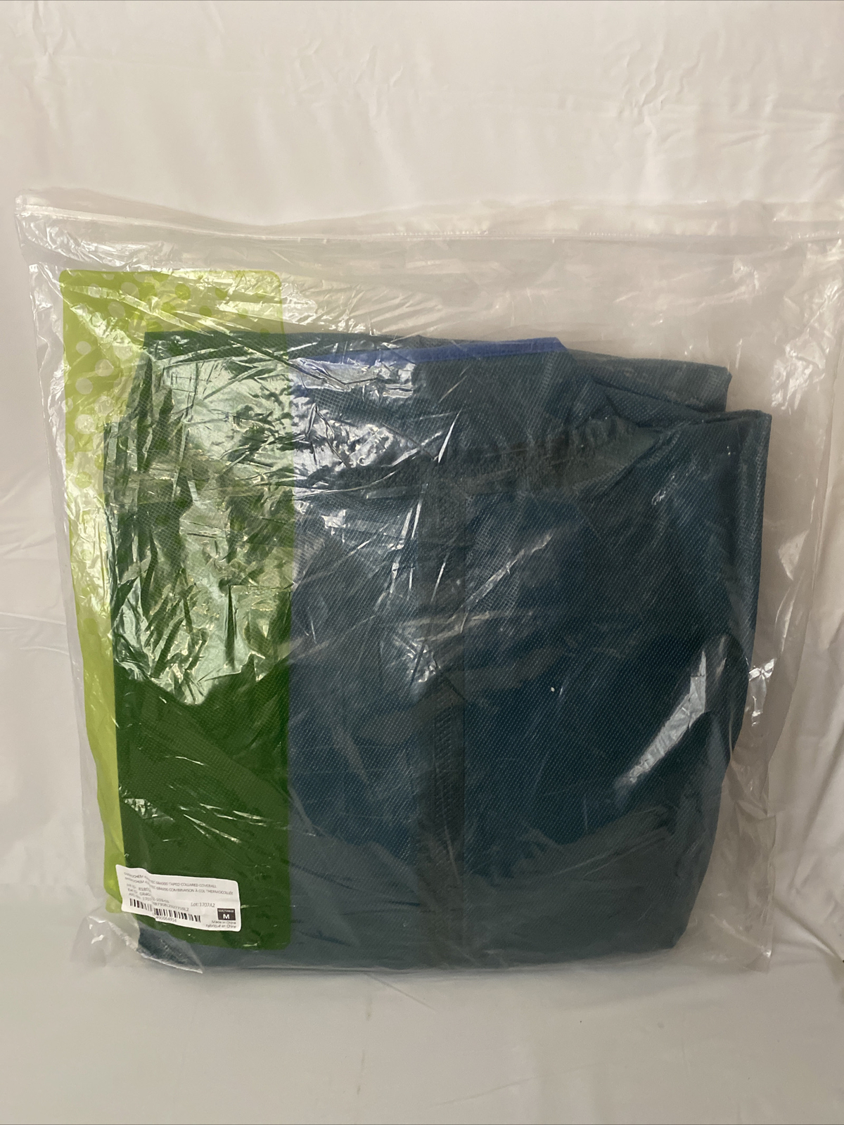 Ansell Microchem Alphatec 684000 Taped Collared Coverall Size Medium
