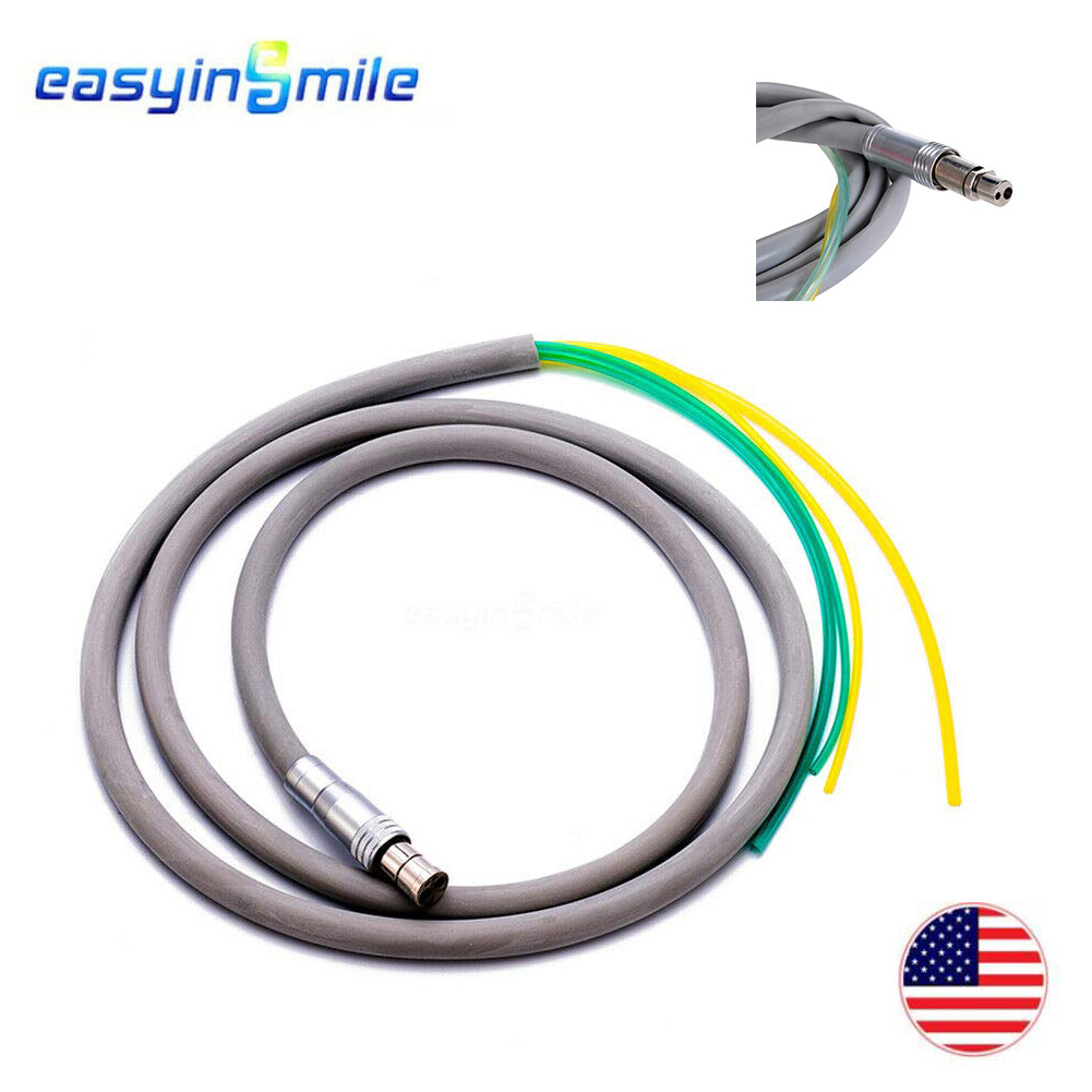 Dental Silicone Tubing/Hose/Tube Connector 2/4 Holes fits High speed Handpieces
