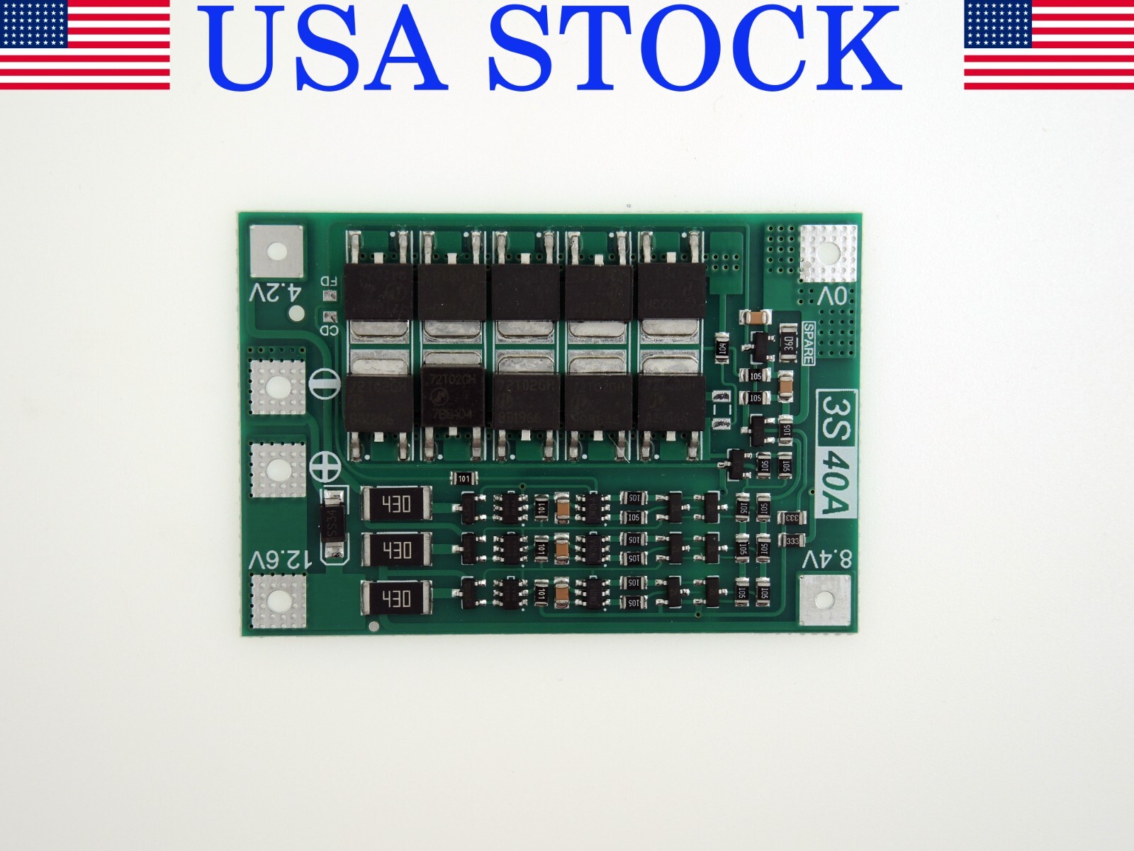 3S Li-ion Lithium Battery 18650 Charger BMS 40A Protection Board